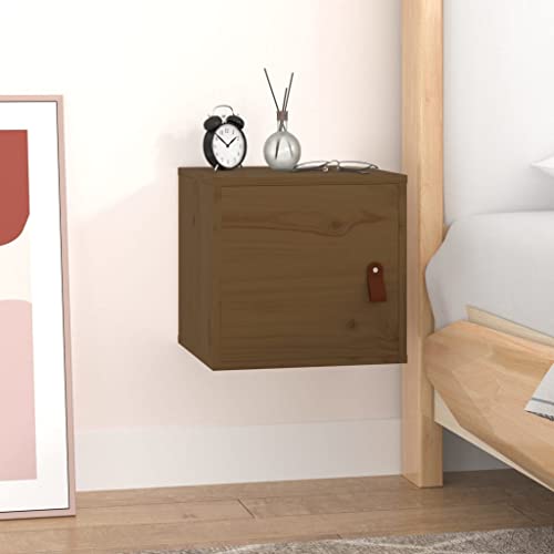 RAUGAJ Furniture Home Tools Hängeschrank Honigbraun 31,5x30x30cm Massivholz Kiefer von RAUGAJ