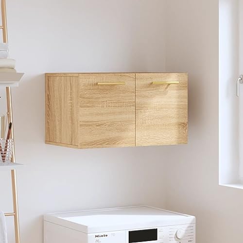 RAUGAJ Furniture Home Tools Hängeschrank Sonoma Eiche 60x36,5x35 cm Holzwerkstoff von RAUGAJ