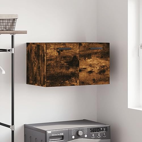 RAUGAJ Furniture Home Tools Hängeschrank aus geräucherter Eiche, 60 x 36,5 x 35 cm, Holzwerkstoff von RAUGAJ