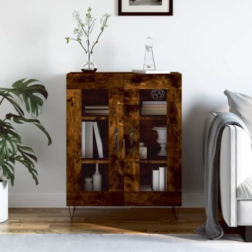 RAUGAJ Furniture Home Tools Sideboard Räuchereiche 69,5 x 34 x 90 cm Holzwerkstoff von RAUGAJ