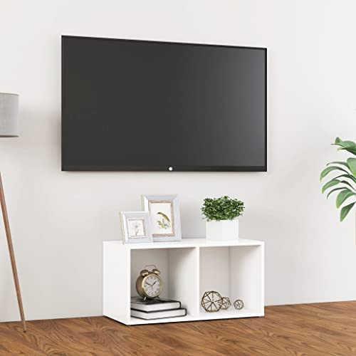 RAUGAJ Furniture Home Tools TV-Schrank, weiß, 72 x 35 x 36,5 cm, Holzwerkstoff von RAUGAJ