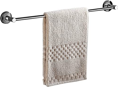 RAUGAJ Handtuchhalte Handtuchschiene Wandmontage Badetuch Rack, Handtuchschiene Badezimmer Einturmhalter Stange Edelstahl Handtuchhalle Regal Gebürstete Finish/90Cm von RAUGAJ