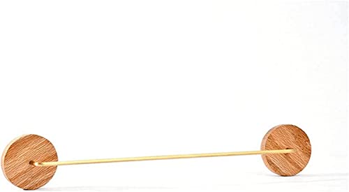 RAUGAJ Handtuchregal Handtuchschiene Messing Und Holz Handtuch Bar Selbstkleber, Handtuchhalter Für Badezimmer Wand, Handtuchständer Für Badezimmer Küchenpool Badezimmer Handtuchregal/North American R von RAUGAJ