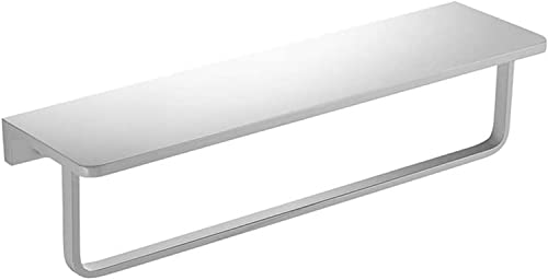 RAUGAJ Handtuchregal Handtuchschiene Wand Hanging Handtuchregal Weiß Raum Alumibadezimmer Schelte Spiegel Spiegel Vorne Handtuch Handtuch Rack Langlebige Badezimmer Handtuchregal von RAUGAJ