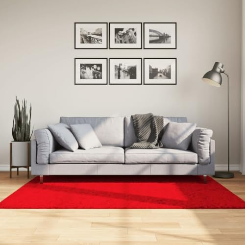 RAUGAJ Home & Garden Decor Teppiche, Huarte, Kurzflor, weich und waschbar, Rot, 120 x 170 cm von RAUGAJ