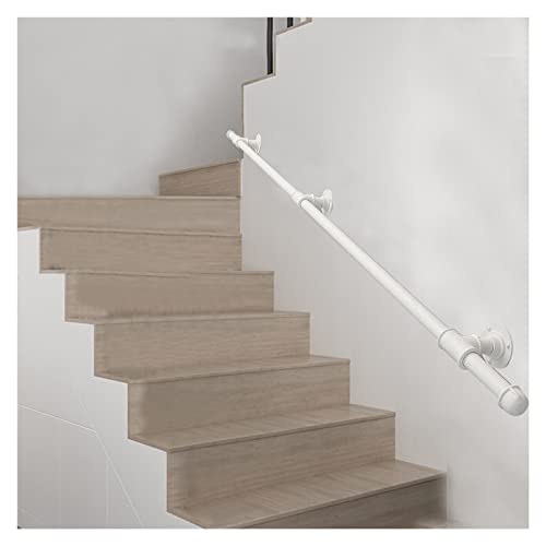 RAUGAJ Innentreppenhändlernwand Montiert, Mit Metall Verzinkte Röhre Nicht-Schlupf-Grabstangen Für Apartments/Büro/Bars Treppenstufen, 30-600 cm Lang/White/360Cm/11.8Ft/141.7In RAUGAJ Innentreppenhändlernwand Montiert, Mit Metall Verzinkte Röhre Nicht-Schlupf-Grabstangen Für Apartments/Büro/Bars Treppenstufen, 30-600 cm Lang/White/360Cm/11.8Ft/141.7In von RAUGAJ