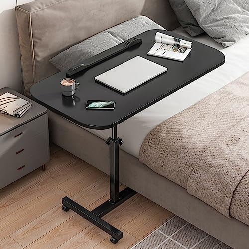 RAUGAJ Klappbarer Laptoptisch mit verstellbarer Höhe und Neigungswinkel, tragbarer Gaming-Computertisch, Tablet-Ständer, Tablet-Ständer, Tablett, Nachttisch, Sofa, Schwarz von RAUGAJ