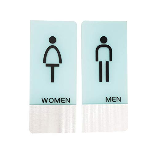 RAUGAJ Männer Und Frauen Toilettenschild Toilettenschilder Dicke 4,5 Mm Hausnummern./24Cmx10Cm von RAUGAJ