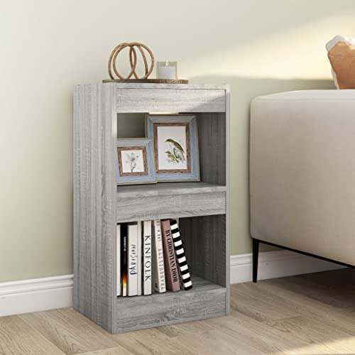 RAUGAJ Möbel Home Tools Bücherschrank/Raumteiler Grau Sonoma 40x30x72cm von RAUGAJ