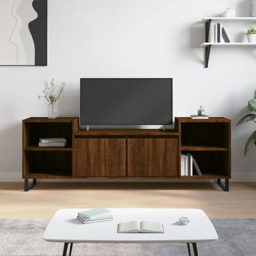 RAUGAJ Möbel Home Tools TV-Schrank Braun Eiche 160x35x55cm Holzwerkstoff von RAUGAJ