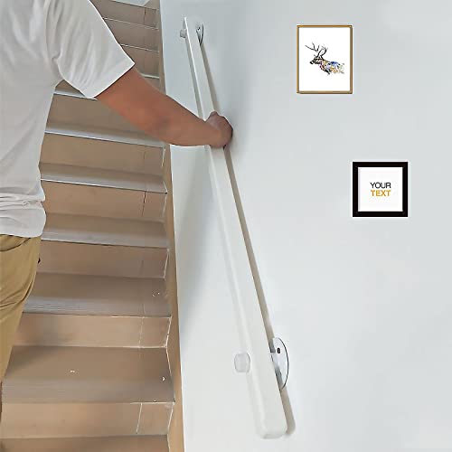 RAUGAJ Treppenhändlehne Holz, Kinder Ältere Anti -Skid -Leitplanken Indoor Stufen Banister - Hauskorridor Dachbodenvilla/1.8M/5.9Ft von RAUGAJ