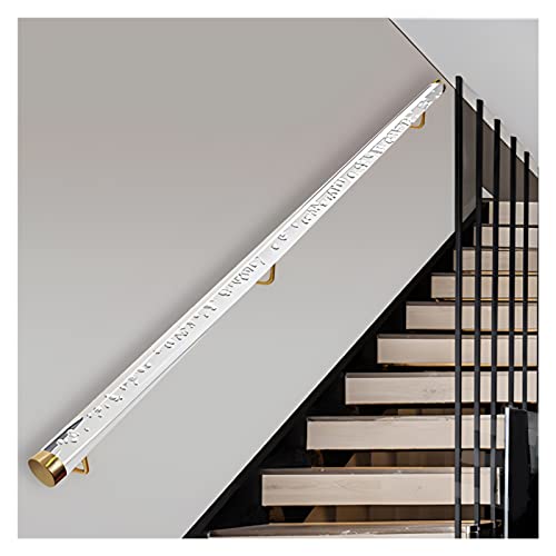 RAUGAJ Villas/Dachbecher Acrylkristalltreppe Grabbar, Wandmontage Nicht-Schlupf-Stufen Banister/Handlaufgeländer Für Senioren/Kinder/Behinderte/Schwangergebrauch, 50-400 cm Lang/4.0M/13.1Ft RAUGAJ Villas/Dachbecher Acrylkristalltreppe Grabbar, Wandmontage Nicht-Schlupf-Stufen Banister/Handlaufgeländer Für Senioren/Kinder/Behinderte/Schwangergebrauch, 50-400 cm Lang/4.0M/13.1Ft von RAUGAJ
