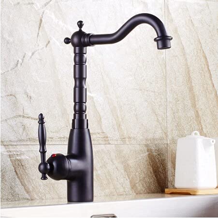 RAUGAJ Wasserhähne, Becken Wasserhahn Messing Retro Bad Waschbecken Wasserhahn Eingriff Hight Bogen Drehspout Küchendeckschiff -Gefäßmixer Taps/Wf-1305R RAUGAJ Wasserhähne, Becken Wasserhahn Messing Retro Bad Waschbecken Wasserhahn Eingriff Hight Bogen Drehspout Küchendeckschiff -Gefäßmixer Taps/Wf-1305R von RAUGAJ