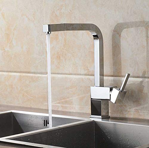 RAUGAJ Wasserhähne, Herausziehen Küchenspüle Wasserhahn Messing Quadrat Badezimmer Küchenspüle Mixer Heiße Und Kaltes Wasserhahndeckel 4 Farben Montiert 4 Farben/Chrom Finish RAUGAJ Wasserhähne, Herausziehen Küchenspüle Wasserhahn Messing Quadrat Badezimmer Küchenspüle Mixer Heiße Und Kaltes Wasserhahndeckel 4 Farben Montiert 4 Farben/Chrom Finish von RAUGAJ