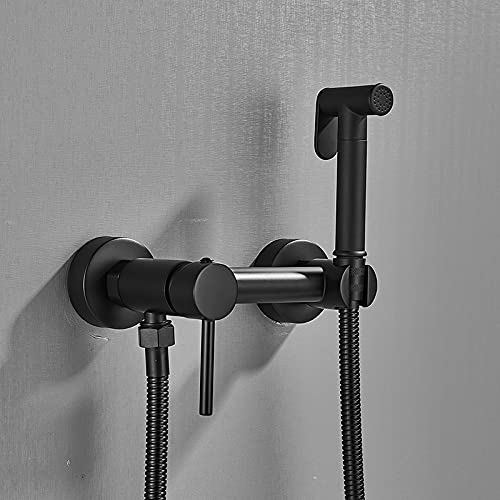 RAUGAJ Wasserhähne, Küchenarmatur Bidet Wasserhahn Messing Duschheilmaschine Mixer Kalte Heiße Wassermischer Kran Quadratschuhe Sprühgerät Kopf -Tipp Toilettenarmaturen Wasserhähne/Matte Schwarz C RAUGAJ Wasserhähne, Küchenarmatur Bidet Wasserhahn Messing Duschheilmaschine Mixer Kalte Heiße Wassermischer Kran Quadratschuhe Sprühgerät Kopf -Tipp Toilettenarmaturen Wasserhähne/Matte Schwarz C von RAUGAJ