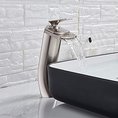 RAUGAJ Wasserhähne, Küchenarmaturen Becken Wasserhähne Deck Montiertes Badezimmer Wasserhahn Eingriff Waschbeckenmischer Heiße Und Kaltes Wasser Kran -Waschtisch -Waschtisch -Wasserhahnmixer/Gebürstet RAUGAJ Wasserhähne, Küchenarmaturen Becken Wasserhähne Deck Montiertes Badezimmer Wasserhahn Eingriff Waschbeckenmischer Heiße Und Kaltes Wasser Kran -Waschtisch -Waschtisch -Wasserhahnmixer/Gebürstet von RAUGAJ