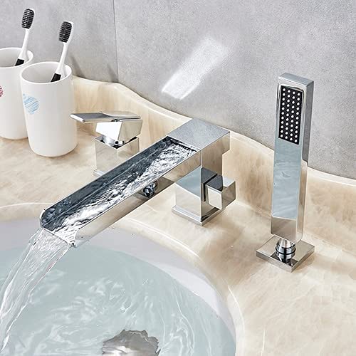 RAUGAJ Wasserhähne, Küchenarmaturen Becken Wasserhähne Messing Badezimmer Wasserhahngefäß Waschbecken Mixer Waschtisch Tap Drehspoutdeck Montiertes Waschbecken Wasserhahn Heißes Und Kaltes Wasser/Chro RAUGAJ Wasserhähne, Küchenarmaturen Becken Wasserhähne Messing Badezimmer Wasserhahngefäß Waschbecken Mixer Waschtisch Tap Drehspoutdeck Montiertes Waschbecken Wasserhahn Heißes Und Kaltes Wasser/Chro von RAUGAJ