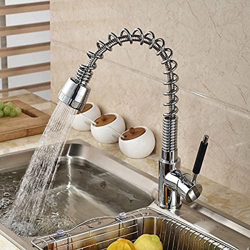RAUGAJ Wasserhähne, Matt Schwarzer Küchenspüle Wasserhahn Schwenkmal/Chrom RAUGAJ Wasserhähne, Matt Schwarzer Küchenspüle Wasserhahn Schwenkmal/Chrom von RAUGAJ