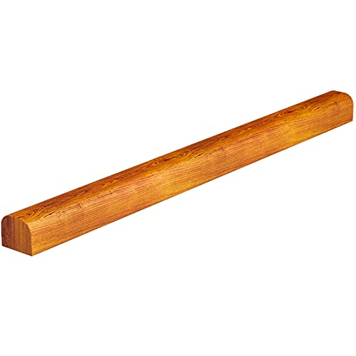 RAUGAJ Wohnzimmer Treppengeländer Spindel Weiß - Handlauf -Stützbar Für Büro/Flur/Loft House Decor, 60-170 cm Langes Holzhandlauf Mit Ausstattung/Handrail Length-100Cm(39.4In) von RAUGAJ
