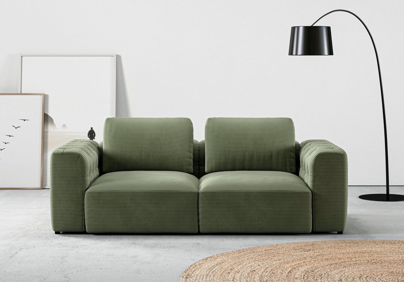 RAUM.ID 2-Sitzer Cushid, Modulsofa, bestehend aus 2 Teilen, Breite 218 cm von RAUM.ID