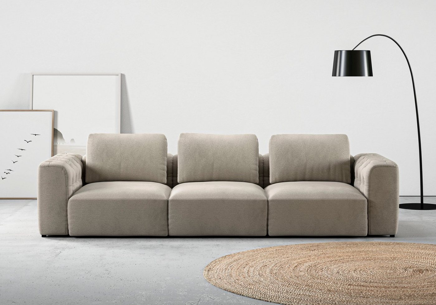 RAUM.ID 3-Sitzer Cushid, Modulsofa, bestehend aus 3 Teilen, Breite 300 cm von RAUM.ID