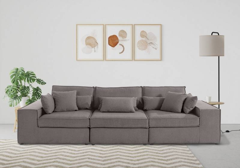 OTTO home 3-Sitzer Florid, 3 Teile, bestehend aus Modulen, viele Bezugsqualitäten, auch in Cord von OTTO home