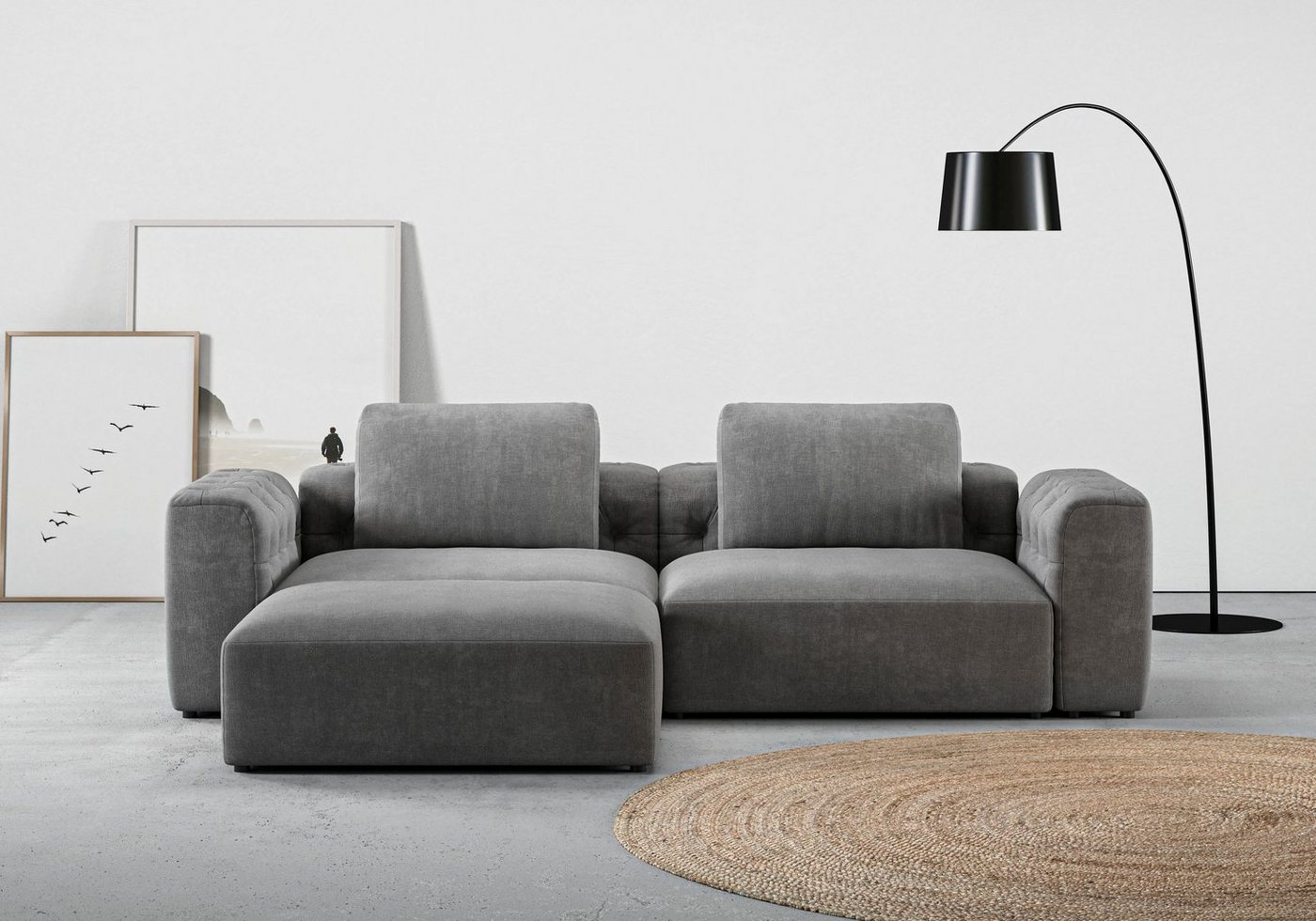 RAUM.ID Ecksofa Cushid L-Form, Modulset, bestehend aus 3 Teilen von RAUM.ID