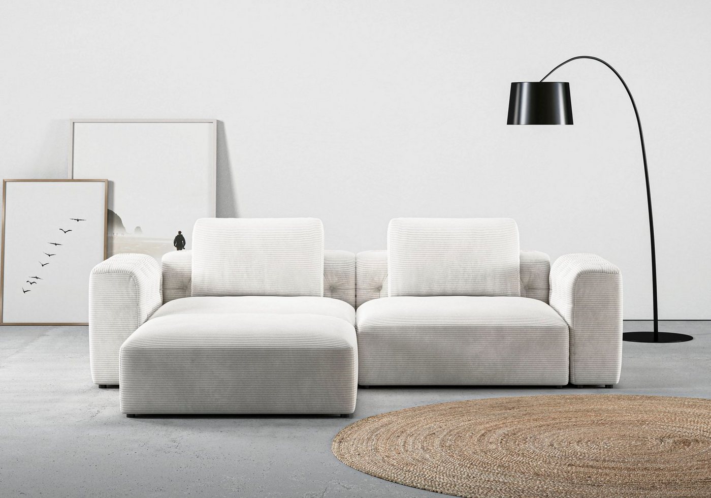 RAUM.ID Ecksofa Cushid L-Form, Modulset, bestehend aus 3 Teilen von RAUM.ID