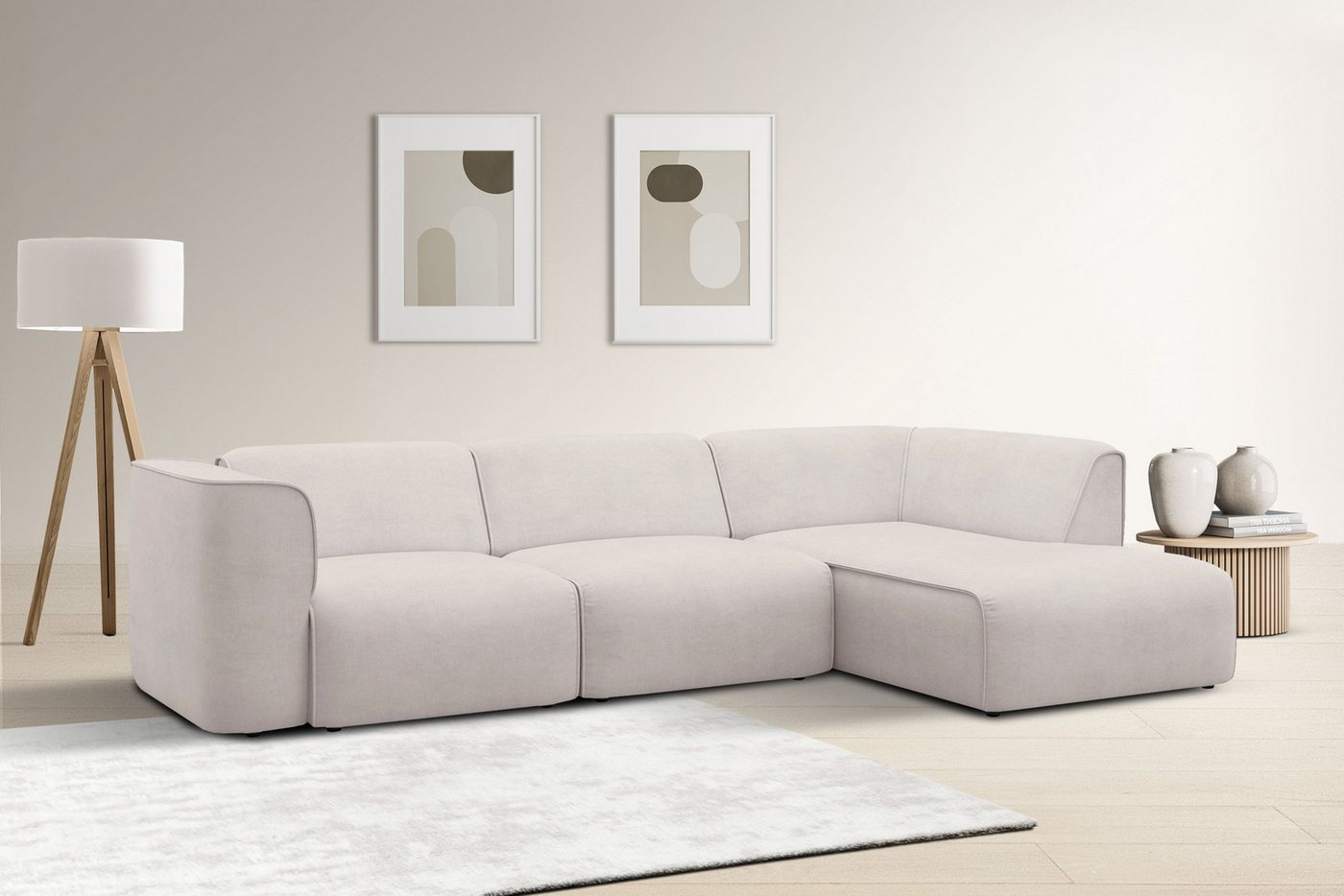 RAUM.ID Ecksofa Merid L-Form, jederzeit durch Module erweiterbar, B/T/H: 295/162/70 cm, als Modul oder separat verwendbar, für individuelle Zusammenstellung RAUM.ID Ecksofa Merid L-Form, jederzeit durch Module erweiterbar, B/T/H: 295/162/70 cm, als Modul oder separat verwendbar, für individuelle Zusammenstellung von RAUM.ID