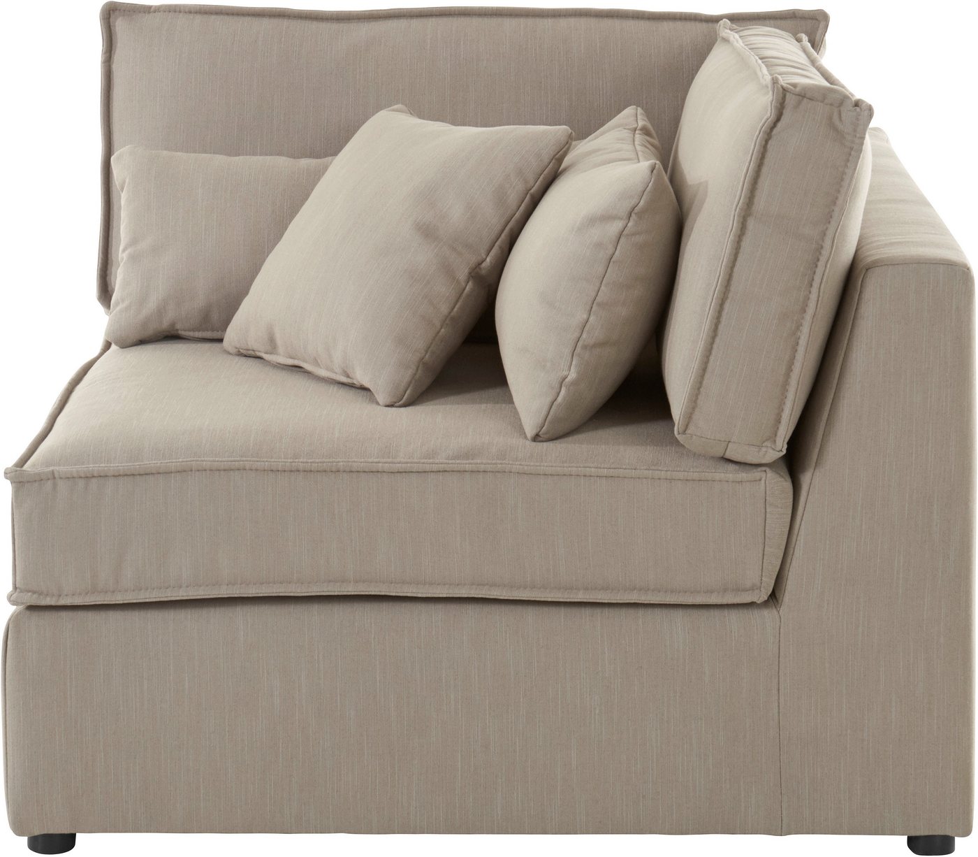 RAUM.ID Sofa-Eckelement Florid, Teil eines Modulsofas, fester Sitzkomfort, auch in Cord von RAUM.ID