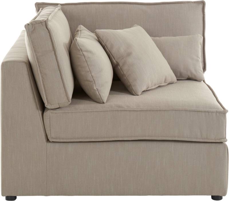 RAUM.ID Sofa-Eckelement Florid, Teil eines Modulsofas, fester Sitzkomfort, auch in Cord von RAUM.ID