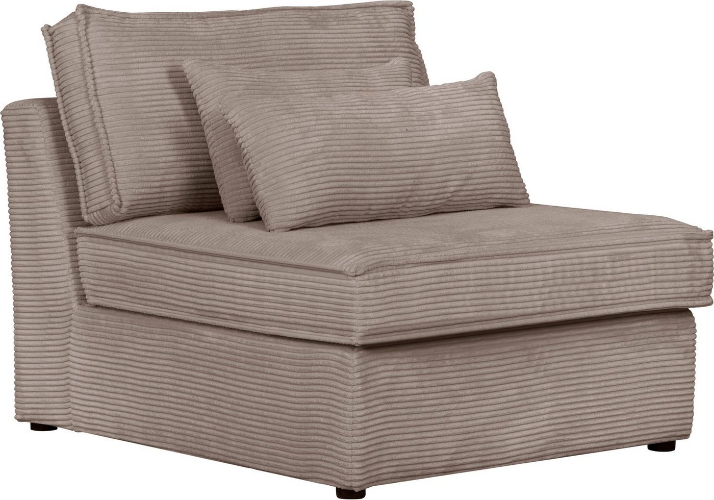 RAUM.ID Sofa-Mittelelement Florid, als Teil eines Modulsofas, fester Sitzkomfort, auch in Cord von RAUM.ID