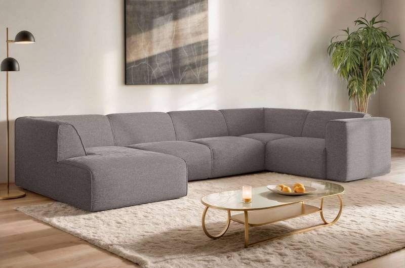 RAUM.ID Wohnlandschaft Merid U-Form, jederzeit durch Module erweiterbar, B/T/H: 367/206/70 cm, als Modul oder separat verwendbar, für individuelle Zusammenstellung RAUM.ID Wohnlandschaft Merid U-Form, jederzeit durch Module erweiterbar, B/T/H: 367/206/70 cm, als Modul oder separat verwendbar, für individuelle Zusammenstellung von RAUM.ID