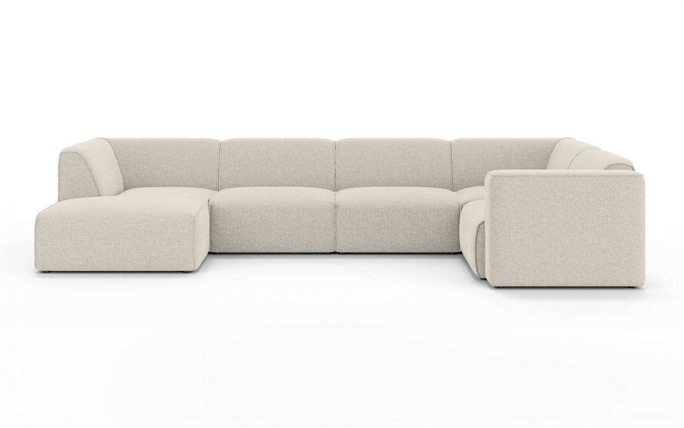 RAUM.ID Wohnlandschaft Merid U-Form, jederzeit durch Module erweiterbar, B/T/H: 367/206/70 cm, als Modul oder separat verwendbar, für individuelle Zusammenstellung RAUM.ID Wohnlandschaft Merid U-Form, jederzeit durch Module erweiterbar, B/T/H: 367/206/70 cm, als Modul oder separat verwendbar, für individuelle Zusammenstellung von RAUM.ID