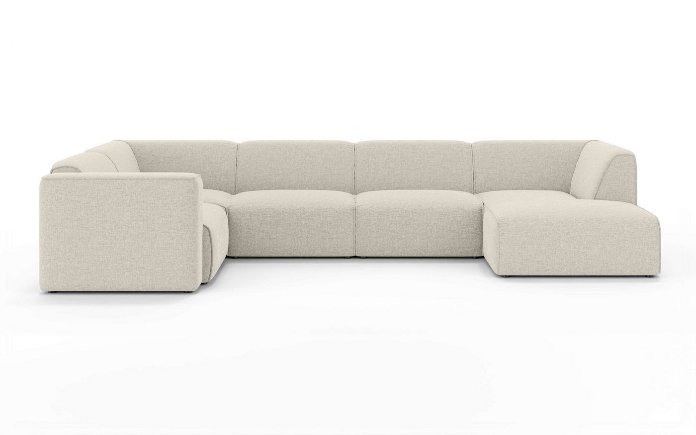 RAUM.ID Wohnlandschaft Merid U-Form, jederzeit durch Module erweiterbar, B/T/H: 367/206/70 cm, als Modul oder separat verwendbar, für individuelle Zusammenstellung RAUM.ID Wohnlandschaft Merid U-Form, jederzeit durch Module erweiterbar, B/T/H: 367/206/70 cm, als Modul oder separat verwendbar, für individuelle Zusammenstellung von RAUM.ID
