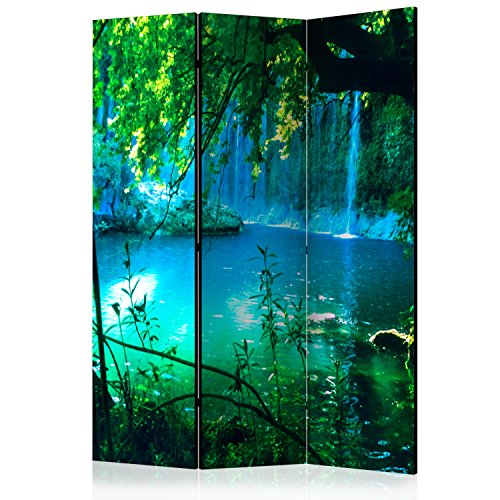 Murando Paravent, 135 x 172 cm, einseitiger Druck auf Leinwand aus Vliesstoff, Dekoration mit Bild, Raumteiler aus Holz, bedruckt, große Trennwand für Home Office c-B-0132-z-c von RAUMTEILER / PARAVENT B&D XXL