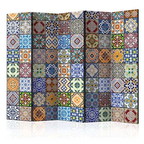 murando Raumteiler Mandala Ornament Oriental Foto Paravent 225x172 cm beidseitig auf Vlies-Leinwand Bedruckt Trennwand Spanische Wand Sichtschutz Raumtrenner bunt blau gelb f-B-0009-z-c murando Raumteiler Mandala Ornament Oriental Foto Paravent 225x172 cm beidseitig auf Vlies-Leinwand Bedruckt Trennwand Spanische Wand Sichtschutz Raumtrenner bunt blau gelb f-B-0009-z-c von BIOMBO B&D XXL