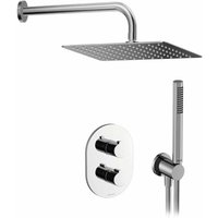 Chrome - Brausegarnitur mit Thermostat, Unterputzmontage, mit Körper, Chrom X07S015 - Ravak von RAVAK