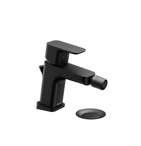 Einhebel-Bidetarmatur mit Ablaufgarnitur Click-Clack | Schwarz | TD F 055.20 | RAVAK von RAVAK