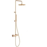 Espirit - Duschset mit Thermostat, Durchmesser 25 cm, Roségold gebürstet X070498 - Ravak Espirit - Duschset mit Thermostat, Durchmesser 25 cm, Roségold gebürstet X070498 - Ravak von RAVAK