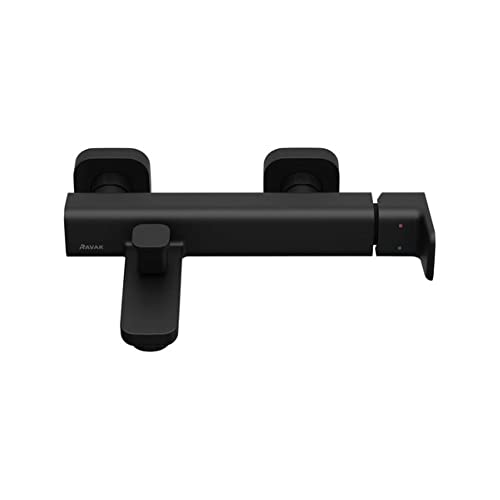 RAVAK | BADARMATUREN | EINHAND-WANNENBATTERIE 10° F | SCHWARZ | TD F 022.20 von RAVAK