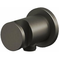 Ravak - Chrome - Wandanschlussbogen mit Halterung, Graphit gebürstet X07P696 Ravak - Chrome - Wandanschlussbogen mit Halterung, Graphit gebürstet X07P696 von RAVAK