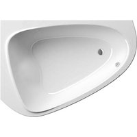 Ravak Lovestory II Asymmetrische Badewanne, Zweisitzer herzförmig, 196x140 cm, Acryl, links, Weiß (C751000000) von RAVAK