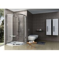 Ravak Pivot - Duschabtrennung viertelkreisförmig PSKK3-90, 87-90 cm, Chrom/Klarglas 37677C00Z1 von RAVAK