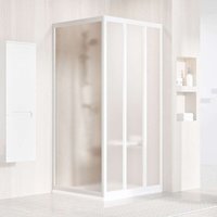 Supernova - Duschwand APSS-80, 77-81 cm, weiß/Glas Grape 940401R2ZG - Ravak von RAVAK