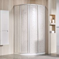 Supernova - Viertelkreis-Duschabtrennung SKCP4-90, 88-90 cm, satiniert/Pearl 3117OU0211 - Ravak Supernova - Viertelkreis-Duschabtrennung SKCP4-90, 88-90 cm, satiniert/Pearl 3117OU0211 - Ravak von RAVAK
