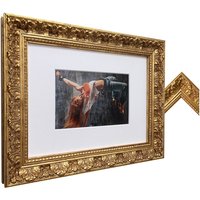 Holz Bilderrahmen Mit Passepartout - P75 von RAVARIO