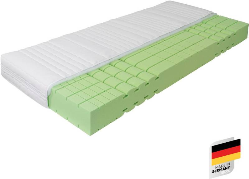 Kaltschaummatratze KOMFORT-SAN Testsieger Stiftung Warentest, RAVENSBERGER Matratzen, 18 cm hoch, Ausgabe 03/2025 Note GUT (2,2), getestet in 90x200cm Härtegrad H4 von RAVENSBERGER Matratzen