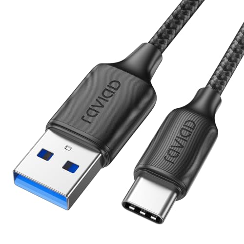 RAVIAD USB C Kabel 2M, USB C Ladekabel, USB 3.0 & QC 3.0 Schnellladekabel USB C Ladekabel, Datenkabel USB-C Kompatibel für iPhone 16 15 Pro Max, Galaxy S25 S24 S23 S22 S21 Note 10, Huawei P60-Schwarz RAVIAD USB C Kabel 2M, USB C Ladekabel, USB 3.0 & QC 3.0 Schnellladekabel USB C Ladekabel, Datenkabel USB-C Kompatibel für iPhone 16 15 Pro Max, Galaxy S25 S24 S23 S22 S21 Note 10, Huawei P60-Schwarz von RAVIAD