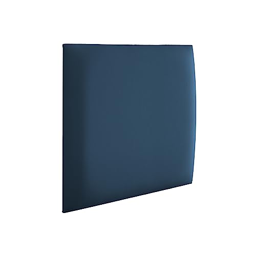 RAVIO Wandpaneele gepolstert | 3D Wandverkleidung mit Schaumstoff | Wandkissen als Kopfteil für Bett | Wanddekoration für Schlafzimmer, Kinderzimmer, Büro, Diele | (Soft 09 - Navyblau, 30x30 cm) von RAVIO